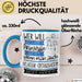 Klassik-Enthusiastin Tasse Geschenk Spruch Wer Will Schon Prinzessin Sein Wenn Man Auch Klassik-Enthusiastin Sein Kann Blau Trendation