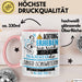 Singer-Songwriterin Tasse Geschenk Lustiger Spruch Bitte Erheben Sie Sich Seine Majestät Die Singer-Songwriterin Betritt Den Raum Rosa Trendation