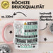 Tierarzthelfer Geschenk Tasse Lustiger Spruch Erheben Sie Sich Der Tierarzthelfer Betritt den Raum Rosa Trendation