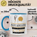 Abenteuerreisende Weil Es Keinen Schöneren Beruf Gibt Tasse Geschenk für Eine Abenteuerreisende Lustig Blau Trendation