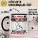 Hundeflüsterer Tasse Geschenk für Hundeflüsterer Geburtstag Lustiger Spruch Kaffee-Becher Was Ist Deine Superkraft Schwarz Trendation