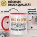 Maschinenbauingenieur Ingenieurwesen Tasse Geschenk Lustige Geschenkidee Spruch Was An Dem Verstehst Du Nicht Rot Trendation