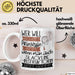 Slackline-Instruktorin Tasse Geschenk Spruch Wer Will Schon Prinzessin Sein Wenn Man Auch Slackline-Instruktorin Sein Kann Weiß Trendation