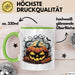 Halloween Tasse Geschenkidee für Grusel Saison Fans Grün Trendation
