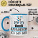 Geschenk für Radfahrerin Tasse Lustige Geschenkidee Geburtstag Ich Bin Radfahrerin Ich Darf Das Blau Trendation
