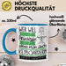 Keyboarderin Tasse Geschenk Spruch Wer Will Schon Prinzessin Sein Wenn Man Auch Keyboarderin Sein Kann Blau Trendation