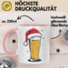 Bier Weihnachtsfeier Tasse Geschenk Lustige Geschenkidee Spruch Rosa Trendation