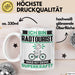 Radtourist Tasse Geschenk für Radtourist Geburtstag Lustiger Spruch Kaffee-Becher Was Ist Deine Superkraft Weiß Trendation