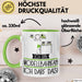Geschenk für Modellbahnfan Tasse Lustige Geschenkidee Geburtstag Ich Bin Modellbahnfan Ich Darf Das Grün Trendation