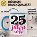 Silberhochzeit 25 Jahre Tasse Geschenk Hochzeitstag Wir Silberhochzeit Spruch Blau Trendation
