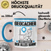Geocacher Tasse Geschenk für Geocacher Der Mann Der Alles Kann Geschenkidee zum Geburtstag Blau Trendation
