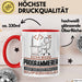 Programmierer Geschenk Tasse Ich Bin Programmierer Aber Sag Doch Einfach Superheld Lustige Geschenkdiee für Programmierer Kaffee-Becher Rot Trendation