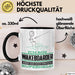 Wakeboarder Geschenk Tasse Ich Bin Wakeboarder Aber Sag Doch Einfach Superheld Lustige Geschenkdiee für Wakeboarder Kaffee-Becher Schwarz Trendation