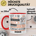 Tonstudio-Besitzerin Geschenk Becher Tasse Gott Schuf Alle Menschen Gleich Nur Die Besten Durfeten Tonstudio-Besitzerin Werden Geschenkidee Lustig Rot Trendation
