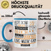 Live-Musik-Fan Geschenk Becher Tasse Gott Schuf Alle Menschen Gleich Nur Die Besten Durfeten Live-Musik-Fan Werden Geschenkidee Lustig Blau Trendation