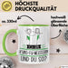 Kung-Fu-Meisterin Tasse Geschenk Ich Bin Kung-Fu-Meisterin Und Du So Geschenkidee Lustiger Spruch Becher Grün Trendation