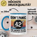 Mathematiker Tasse Geschenkidee 42 Die Antwort auf das Leben Blau Trendation