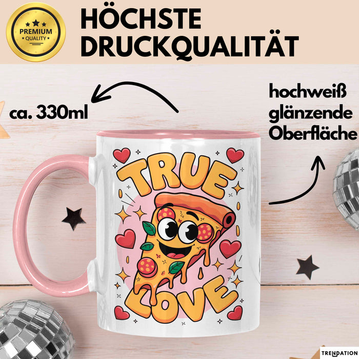Pizza Liebhaber Tasse Geschenk Lustige Geschenkidee Spruch Für Käse Liebhaber Rosa Trendation
