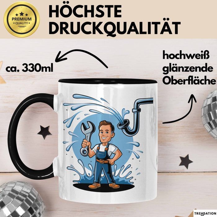 Klempner Tasse Geschenk Lustige Geschenkidee Spruch Für Rohr Reparierer Trendation