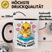 Quietscheente Tier Tasse Geschenk Lustige Geschenkidee Spruch Ich Mag Halt Einfach Enten, Ok Schwarz Trendation