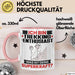 Trekking-Enthusiast Tasse Geschenk für Trekking-Enthusiast Geburtstag Lustiger Spruch Kaffee-Becher Was Ist Deine Superkraft Rosa Trendation