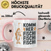 Angelliebhaber Fischer Tasse Geschenk Lustige Geschenkidee Spruch Komm Her Fischi Fischi Fischi Rosa Trendation