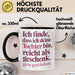 Tochter Tasse Geschenk Lustige Geschenkidee Spruch Ich Finde Dass Ich Deine Tochter Bin Reicht Als Geschenk Gern Geschehen Trendation