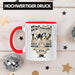 TRENDATION 60. Geburtstag Tasse Frau Mann Geschenk 60er Geschenkidee 60 Mutter Vater Rot Trendation