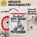 Motocross Tasse Geschenk Mädchen Frauen Balett Echte Mädchen Fahren Motocross Becher Rot Trendation