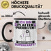 Plattenproduzent Tasse Geschenk für Plattenproduzent Geburtstag Lustiger Spruch Kaffee-Becher Was Ist Deine Superkraft Schwarz Trendation