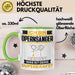 Opernsänger Tasse Geschenk für Opernsänger Geburtstag Lustiger Spruch Kaffee-Becher Was Ist Deine Superkraft Grün Trendation