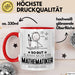 Mathematiker Geschenk Tasse So Gut Kann Nur Ein Mathematiker Aussehen Geschenkidee Kaffee-Becher Rot Trendation