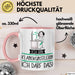Geschenk für Klangkünstlerin Tasse Lustige Geschenkidee Geburtstag Ich Bin Klangkünstlerin Ich Darf Das Rosa Trendation