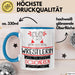 Wrestlerin Weil Es Keinen Schöneren Beruf Gibt Tasse Geschenk für Eine Wrestlerin Lustig Blau Trendation