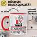 Geschenk für Journalistin Tasse Lustige Geschenkidee Geburtstag Ich Bin Journalistin Ich Darf Das Rot Trendation