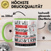 Musikerin Tasse Geschenk Spruch Wer Will Schon Prinzessin Sein Wenn Man Auch Musikerin Sein Kann Grün Trendation