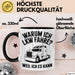 Lkw Fahrer Trucker Tasse Geschenk Lustige Geschenkidee Spruch Warum Ich Lkw Fahre Weil Ich Es Kann Trendation