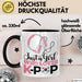 KPop Tasse Geschenk Just a Girl Who Loves KPop Spruch Geschenkidee Schwarz Trendation