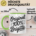 Brigitte Tasse Geschenk Original 100% Brigitte Geschenkidee Geburtstag Grün Trendation