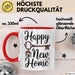 Neues Zuhause Eigentümer Tasse Geschenk Lustige Geschenkidee Spruch Alles Gute Zum Neuen Zuhause Rot Trendation