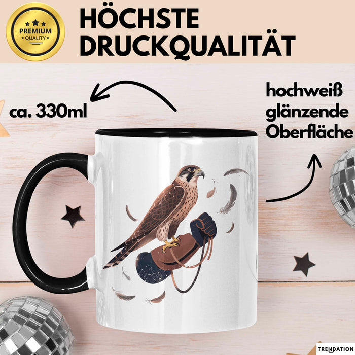 Falke Adler Tasse Geschenk Lustige Geschenkidee Spruch Für Greifvogel Betreuer Trendation