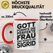 Sigrid Tasse Geschenk Gott Formte Die Perfekte Frau Sigrid Geschenkidee Rot Trendation