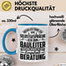 Bauleiter Tasse Geschenk Natürlich Führe Ich Selbstgespräche Baustellen-Leiter Blau Trendation
