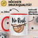 Faultier Tasse Geschenkidee Keine Eile für faule Faultiere Rot Trendation