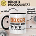 Boxer Hören Aufs Wort Tasse Geschenk Boxer Besitzer Mama Becher Trendation