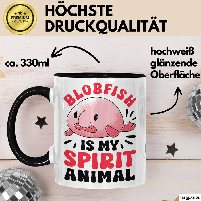Blobfisch Tasse Geschenk Blobfish Geschenkidee Fan Lustig Humor Becher Trendation