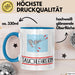 Geschenk für Tauchlehrerin Tasse Lustige Geschenkidee Geburtstag Ich Bin Tauchlehrerin Ich Darf Das Blau Trendation