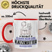 Katzensitter Geschenk Tasse So Gut Kann Nur Ein Katzensitter Aussehen Geschenkidee Kaffee-Becher Rot Trendation
