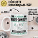 Rodeo-Cowboy Tasse Geschenk für Rodeo-Cowboy Geburtstag Lustiger Spruch Kaffee-Becher Was Ist Deine Superkraft Weiß Trendation