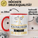 Volleyballspielerin Geschenk Tasse Becher Die Frau Die Allen Kann Geschenkidee für eine Volleyballspielerin Lustig Rot Trendation